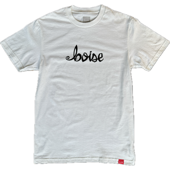 Chocolate x Boise Flip the Script white Tee