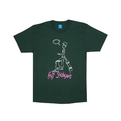 Frog Skater green Tee