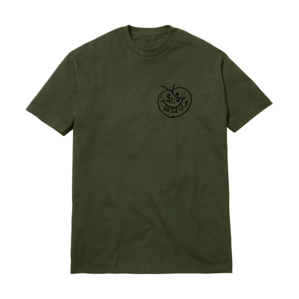 GX 1000 Face Plant military green Tee