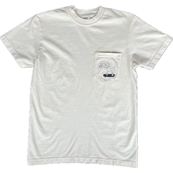 Prestige Out Of Step Pocket ivory Tee