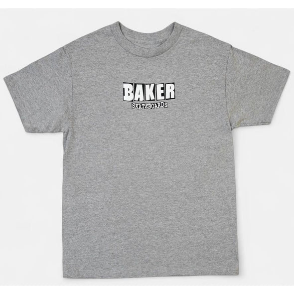 Baker Logo heather grey Tee