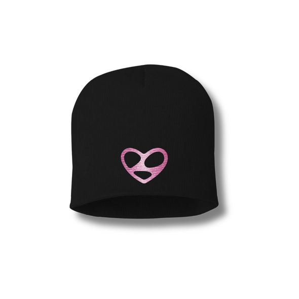 Limosine Limo Heart black pink Beanie